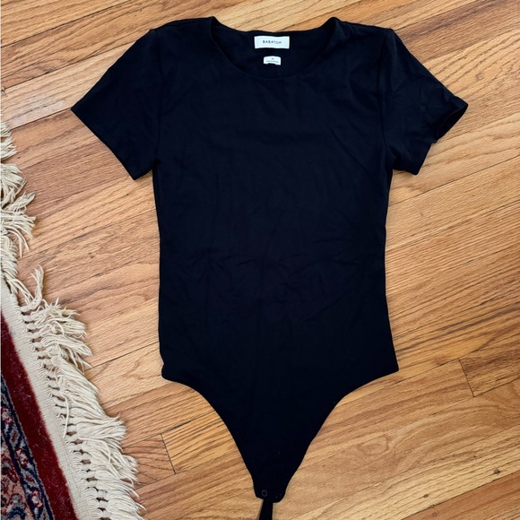 Babaton aritzia contour black crewneck bodysuit - Picture 1 of 1